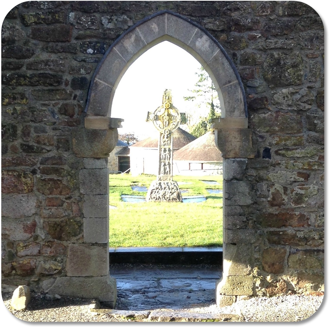 The Arch at Clonmacnoise Monastery.