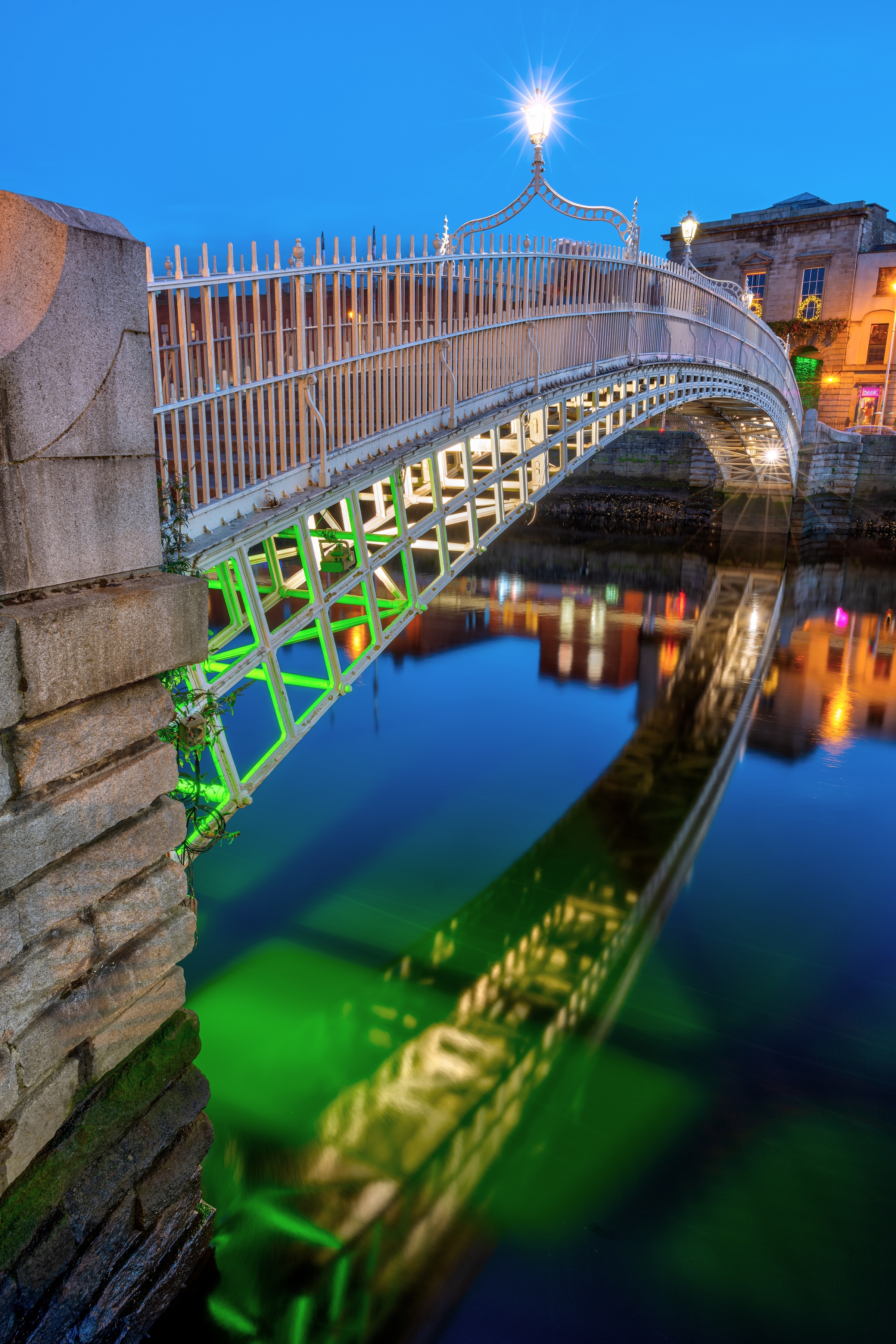 Ha' Penny Bridge in Dublin via Shutterstock