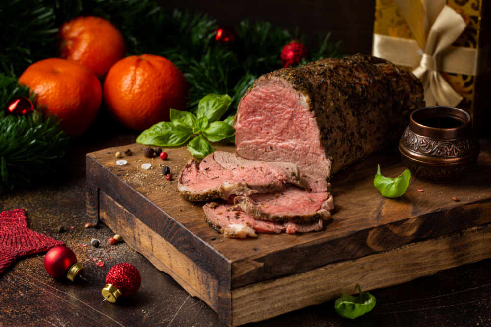 Irish Expressions:  Easy Irish Food Recipes. Image of holiday spiced beef, courtesy of Shutterstock.