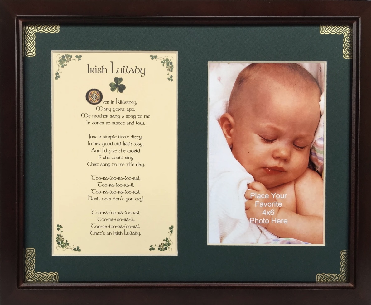 Irish Baby Birth Plaque via Etsy