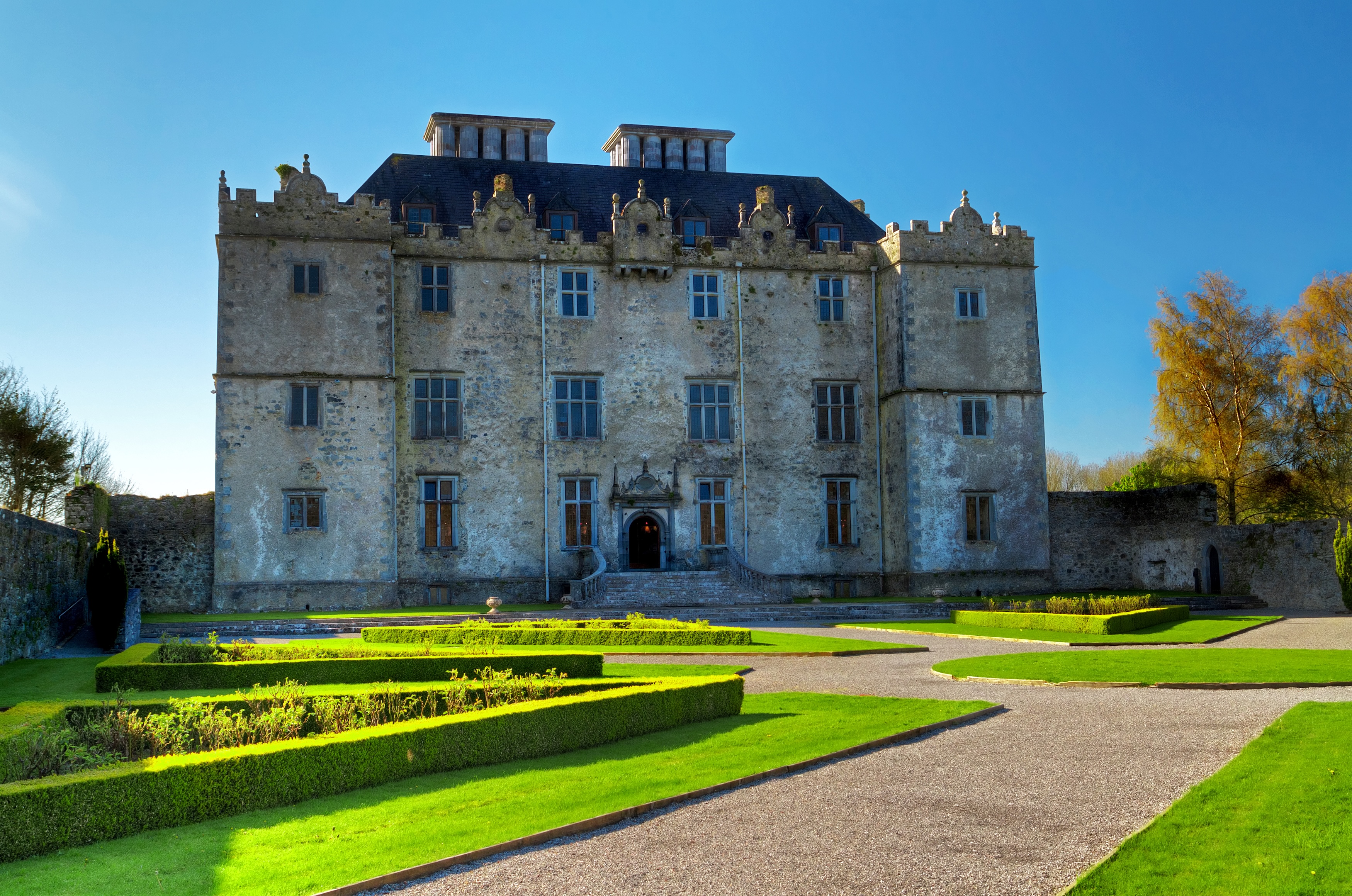 Portumna Castle Facade Via Shutterstock