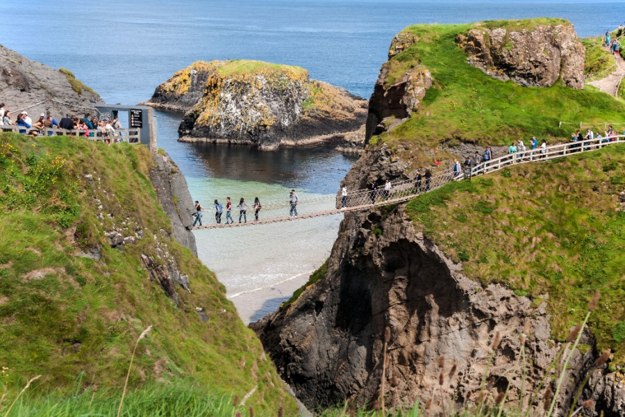 Carrick a Rede Side View via Shutterstock.  Irish-expressions.com