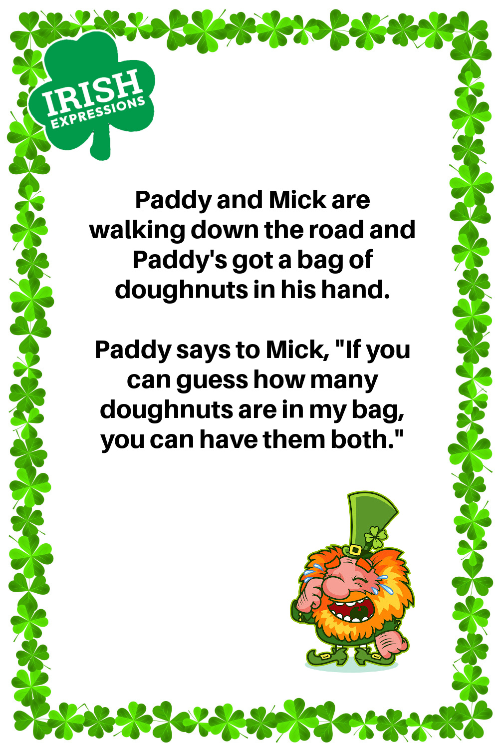 Clean Irish Jokes - Paddy and Mick