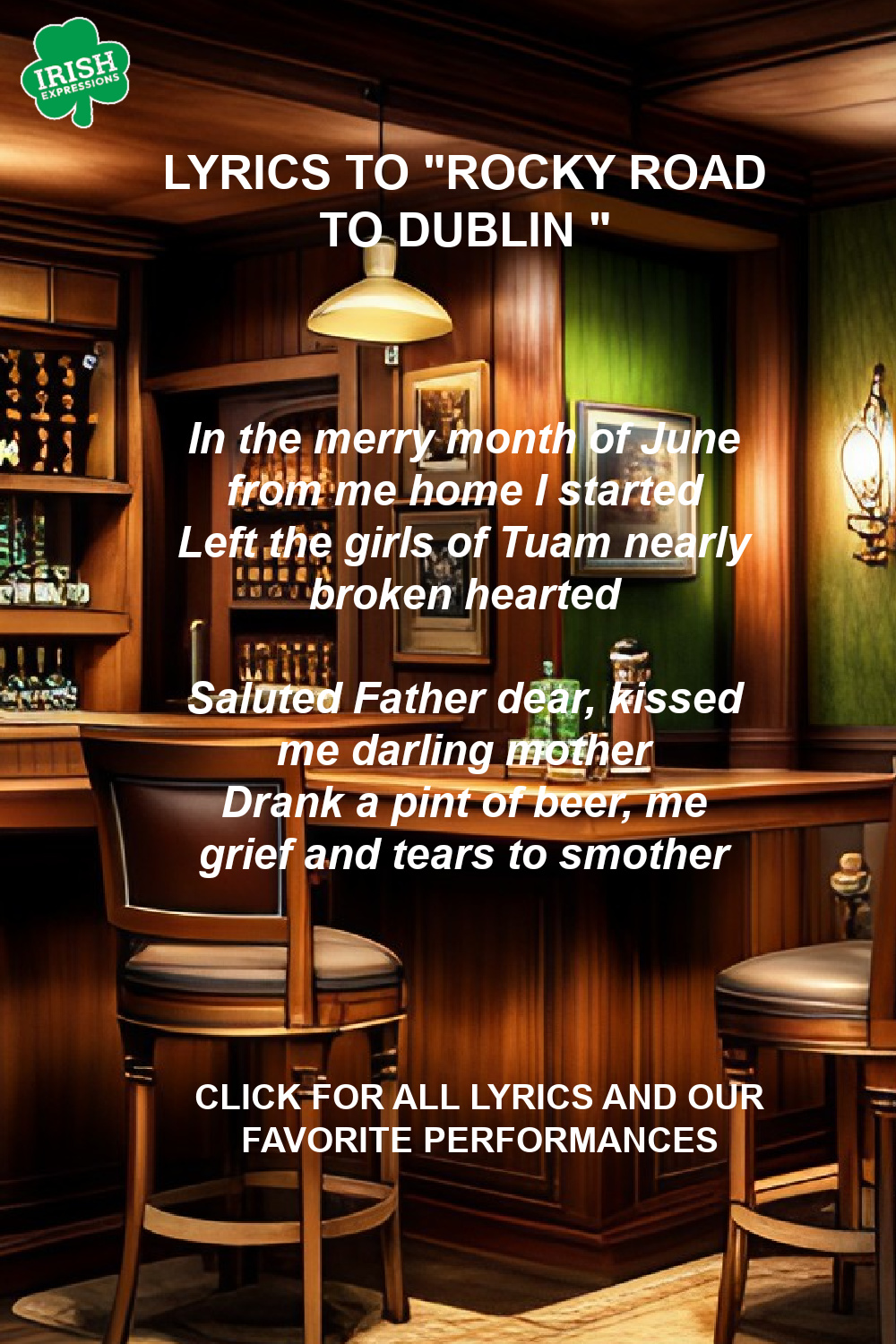 Rocky Road to Dublin Infographic.  Irish-expressions.com.