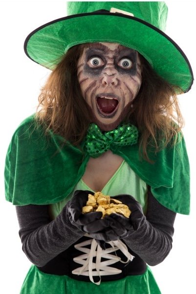 Irish Halloween Leprechan via Bigstock